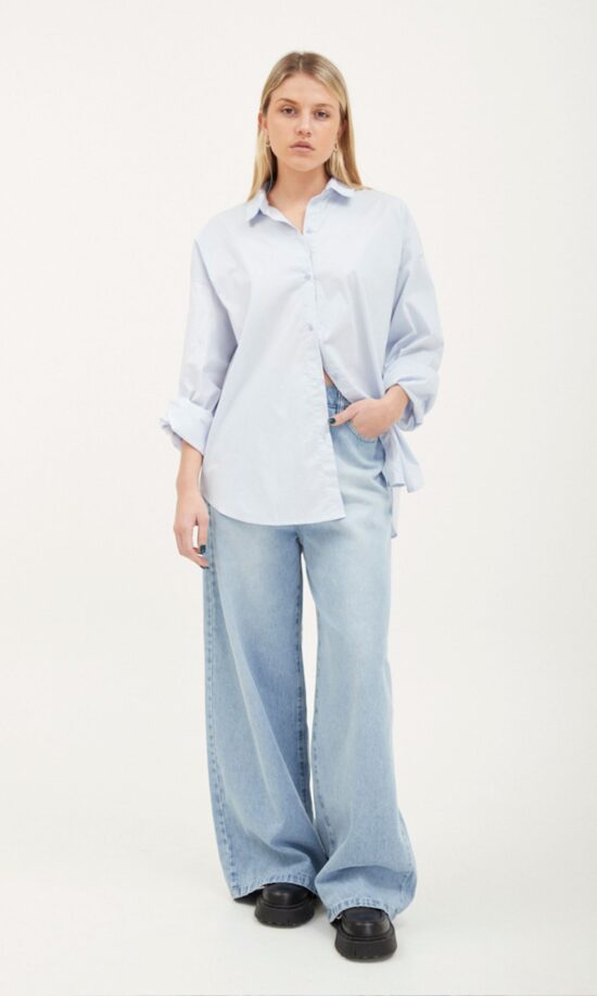 Camisa Over Poplin Varios Colores