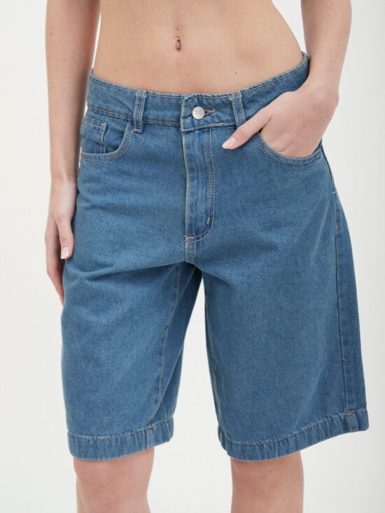 Bermuda Celeste Opaco Semi-Matizado Ruedo Ancho