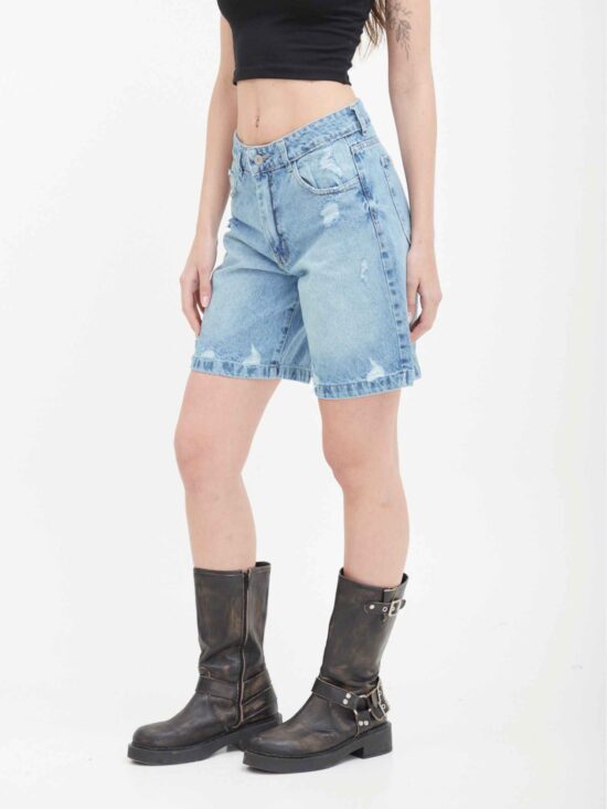 Bermuda Celeste Localizada Roturitas Varias