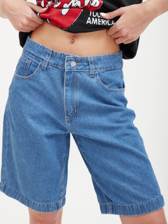 Bermuda Celeste Opaco Ruedo Ancho