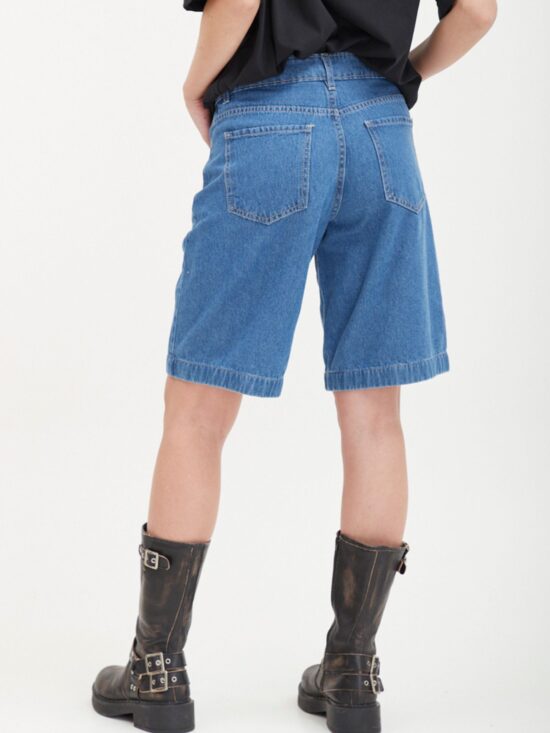 Bermuda Celeste Opaco Ruedo Ancho