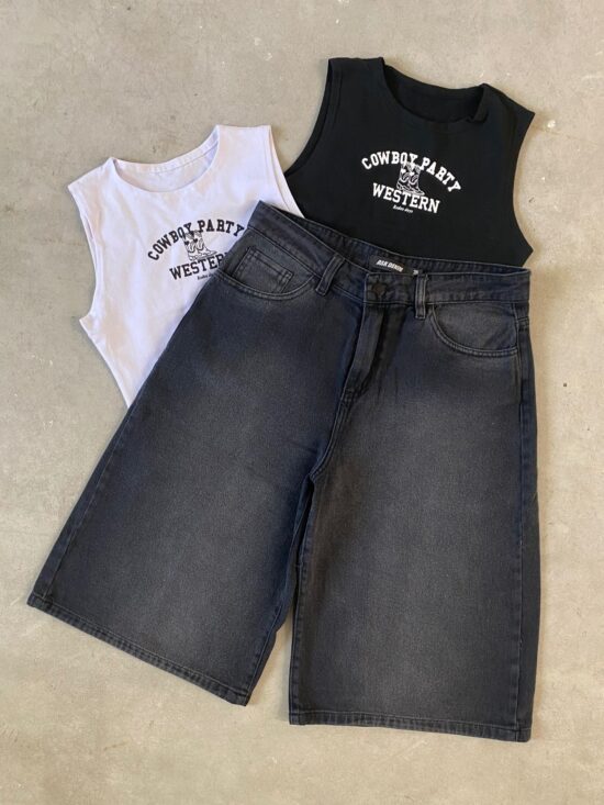 Bermuda Negra Tiro Bajo Biostone Localizado