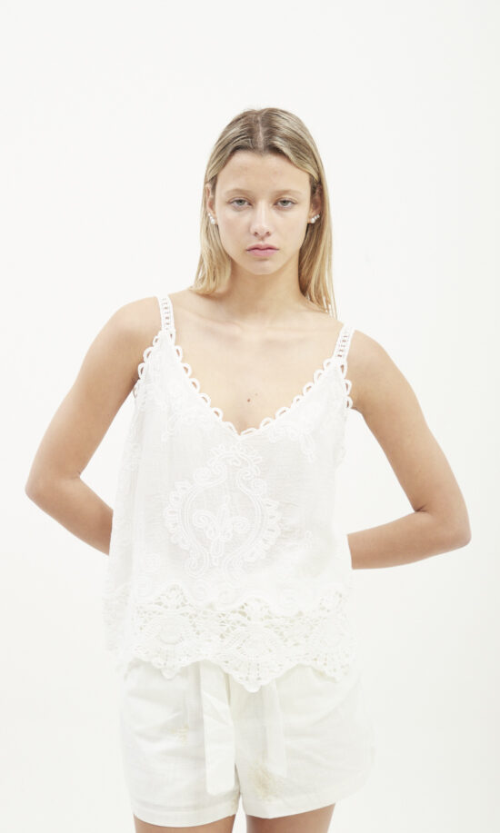 Blusa Crochet Mandala