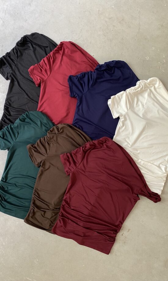 Top Hombro Retorcido Modal