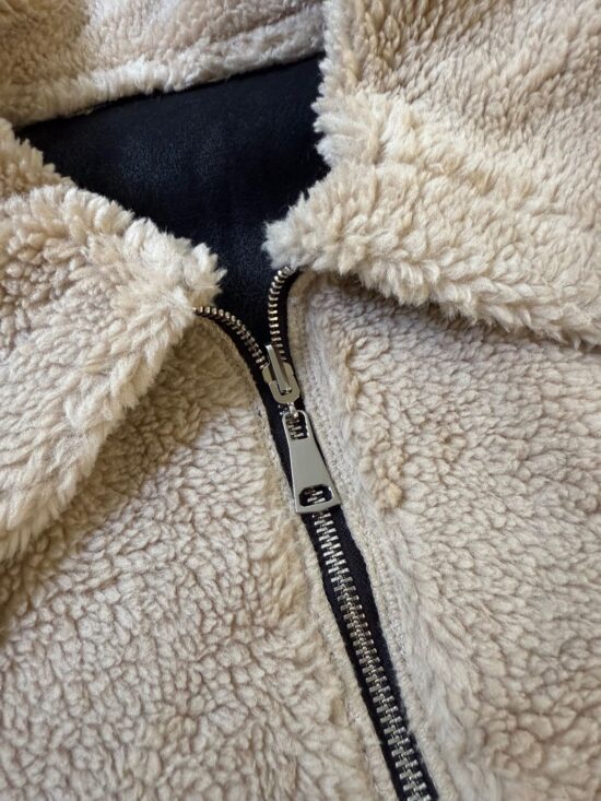 Gamulan Reversible Negro/Corderito Beige