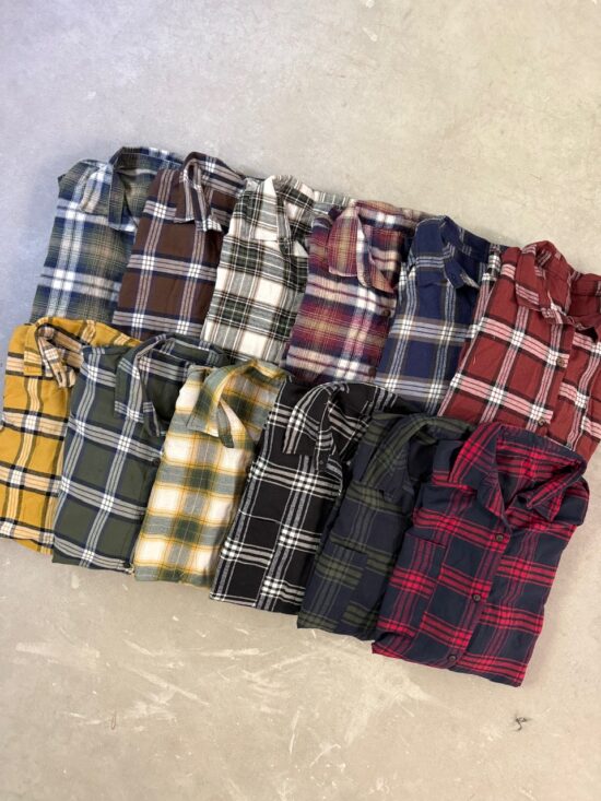 Camisa Over Cuadrille Viyela