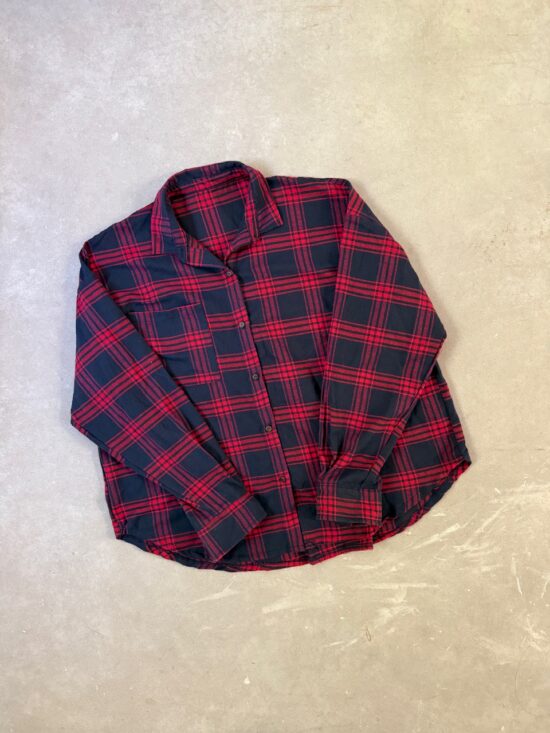 Camisa Over Cuadrille Viyela