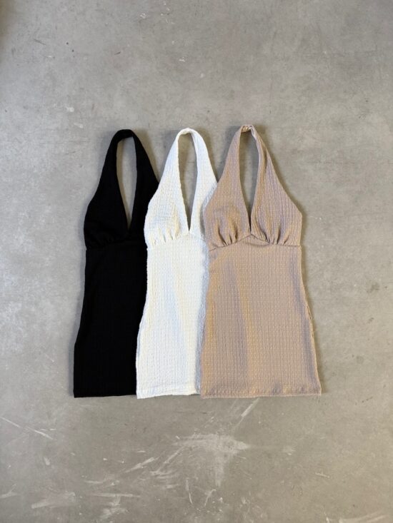 Vestido Halter Bambula