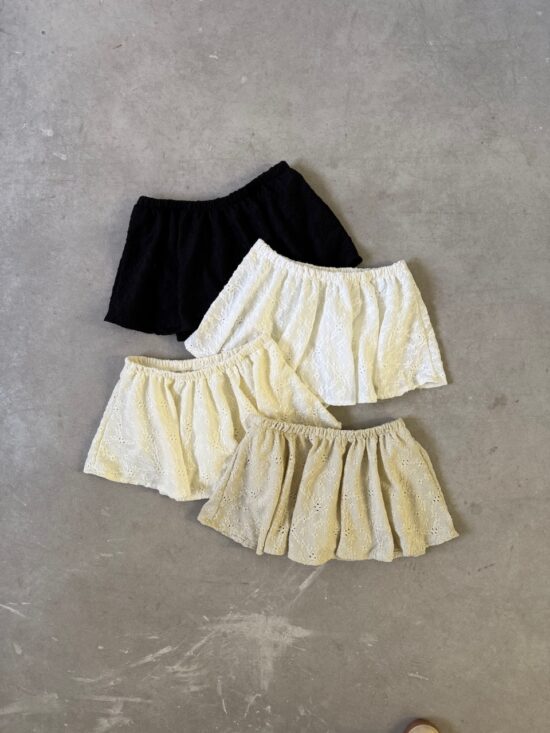 Falda C/ Short y Volado Crochette