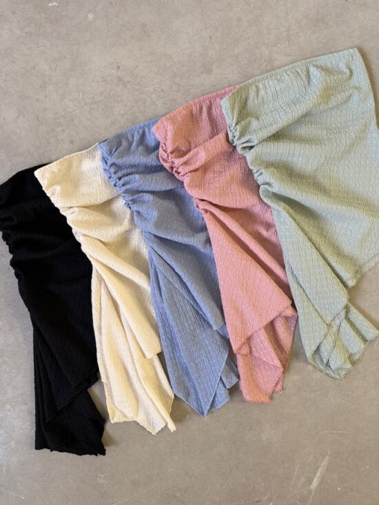 Strapless Con Volado Lateral Bambula