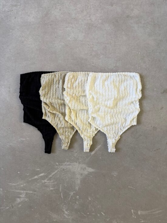 Body Strapless Crochette de Punto