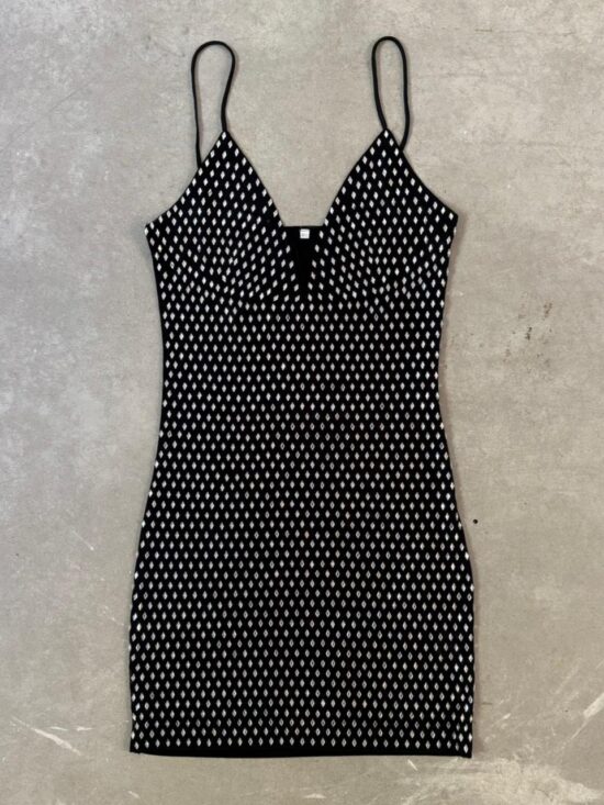 Vestido Strass Rombo