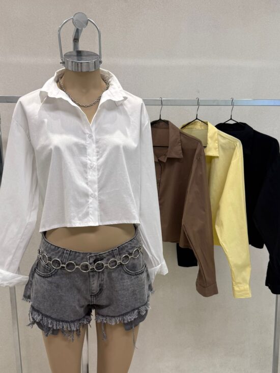 Camisa Crop Varios Colores