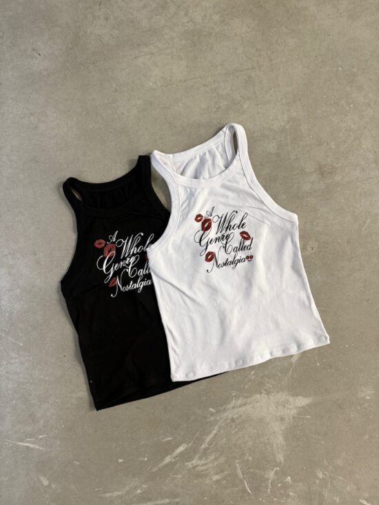 Musculosa Halter Nostalgia Besos