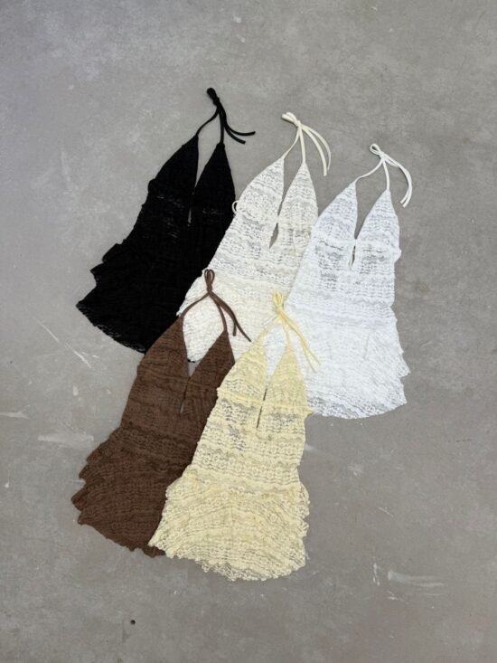 Mono Halter V Encaje