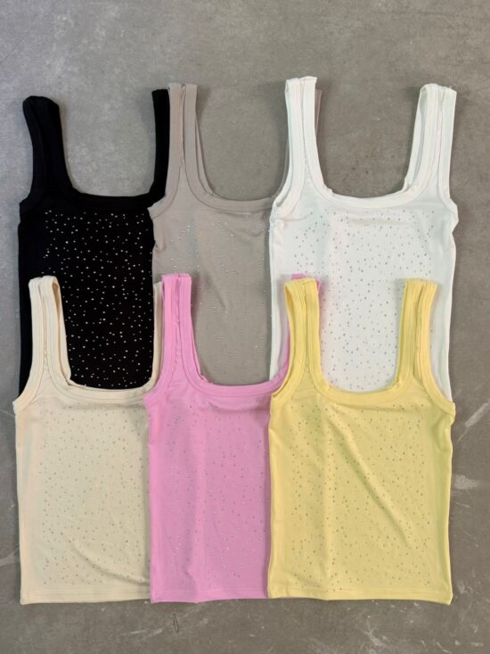 Musculosa Escote Cuadrado Hotfix Modal