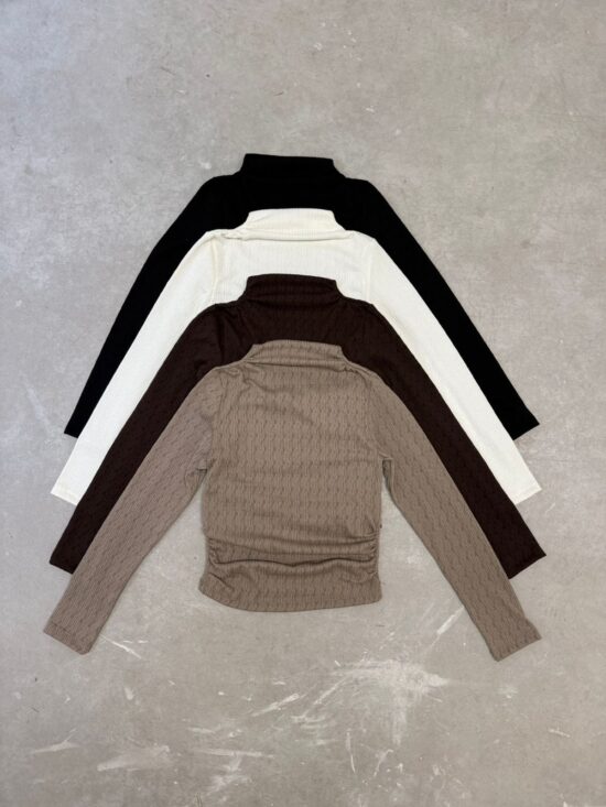 Top Manga Larga Caida