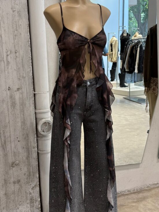 Top Volados Largos Microtul Sublimado