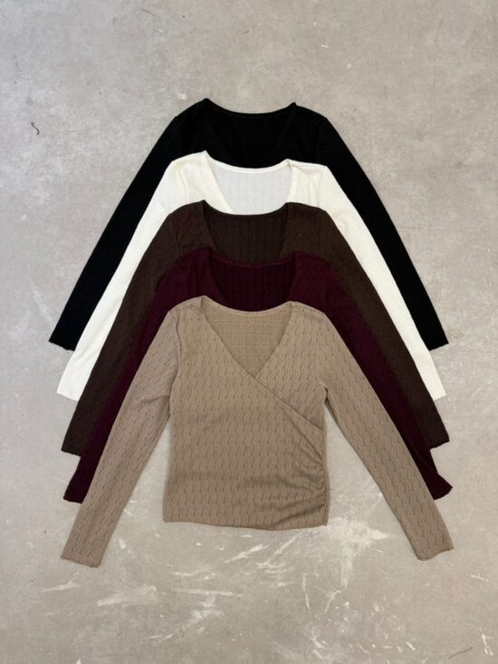 Top M/L Escote Cruzado Bambula