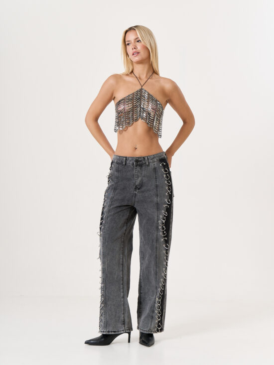 Top Caído Metálico Eslabones