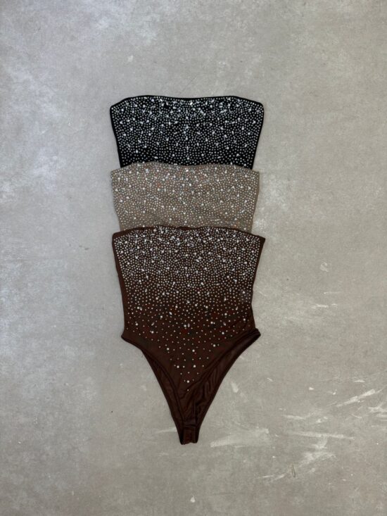 Body Strapless con Strass