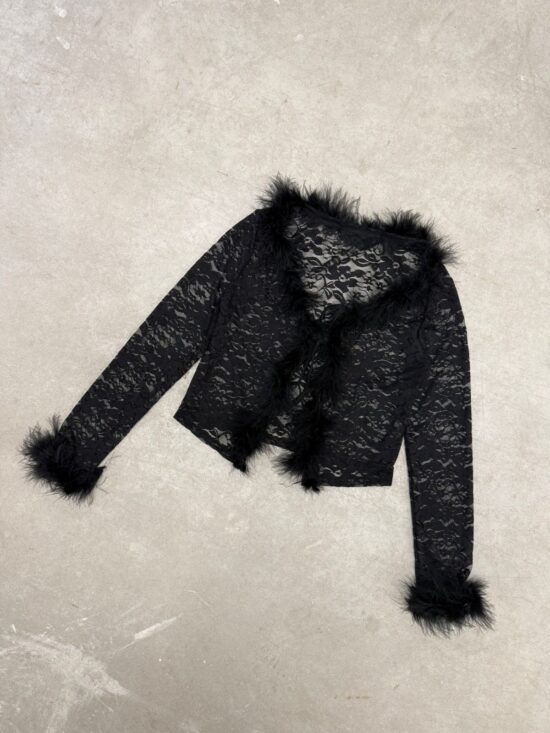 Top M/L Encaje Con Piel