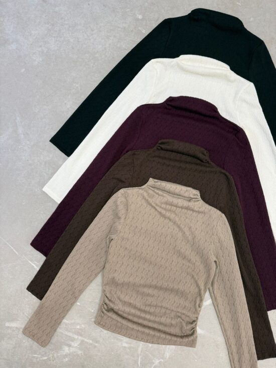 Top Manga Larga Caida