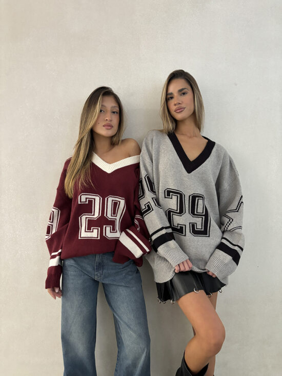 Sweater Over Escote V 29
