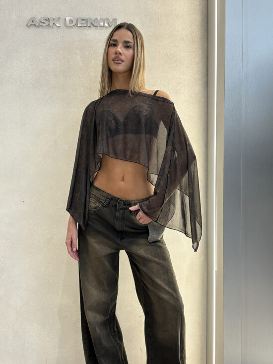 Top Tipo Mantita Microtul