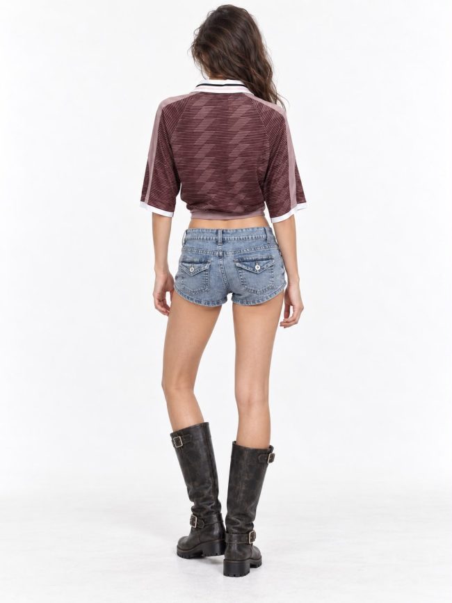 Short Tiro Bajo Elastizado